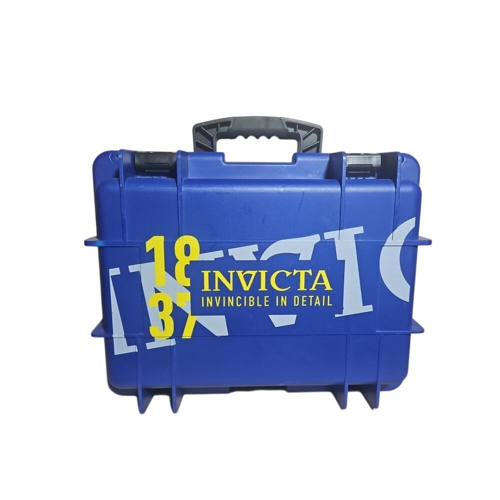 Invicta 8 SLOT Impact BLUE Watch Storage Collector Case 1837 EDITION DC8-1837BLU